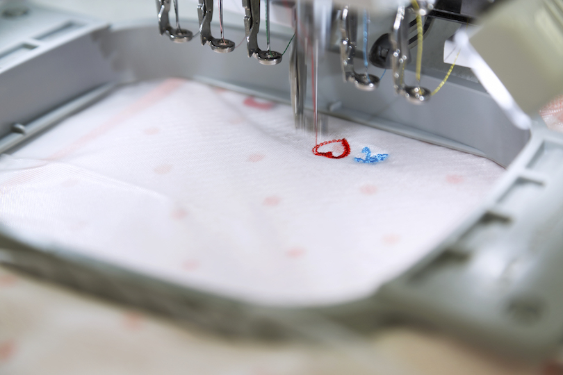 いよいよ刺繍スタート!