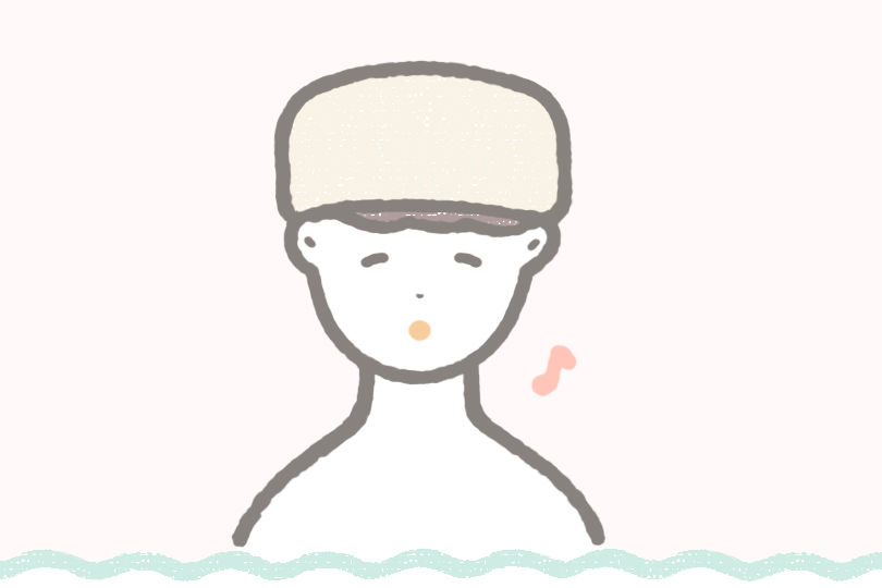 『頭にタオルを乗せる』の意味