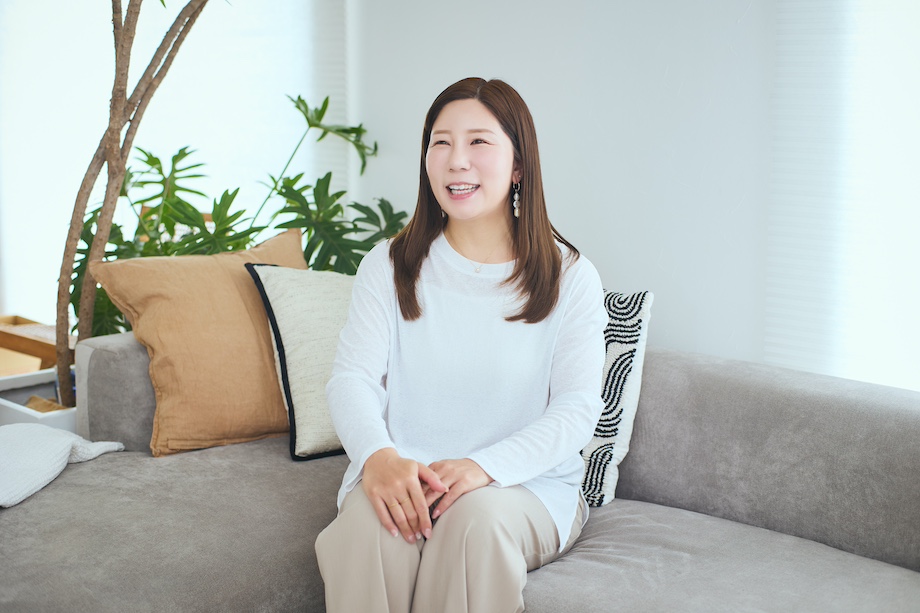 矢澤さんがお話ししている様子